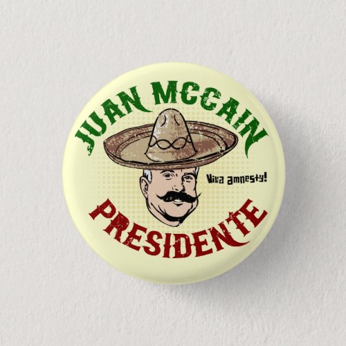 Juan McCain Button