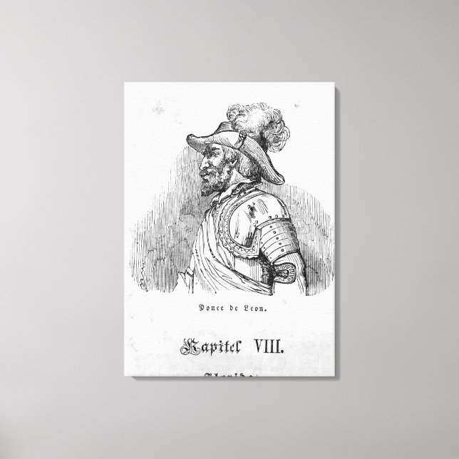 Juan Ponce de Leon Canvas Print (Front)