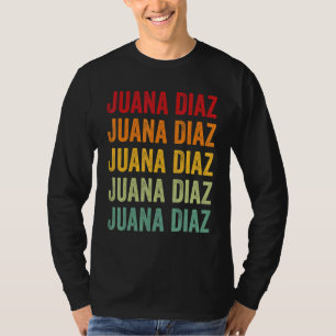 Juana Diaz County Puerto Rico Rainbow Text Design T-Shirt