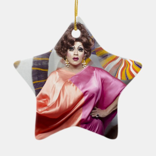 Juanita MORE! Ceramic Ornament (Front)