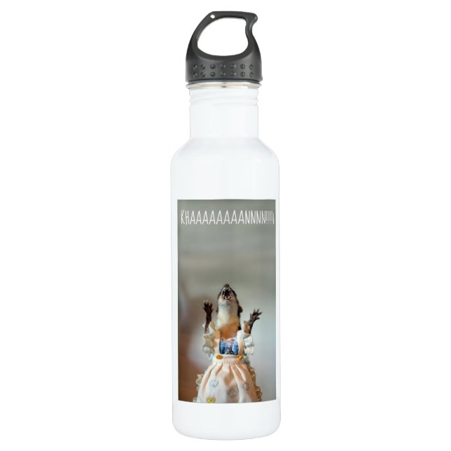Juanita weasel water bottle (Front)