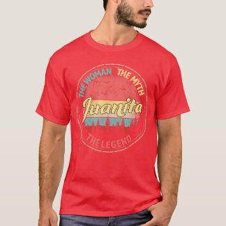 Juanitahe Womanhe Mythhe Legend Personalized Name T-Shirt