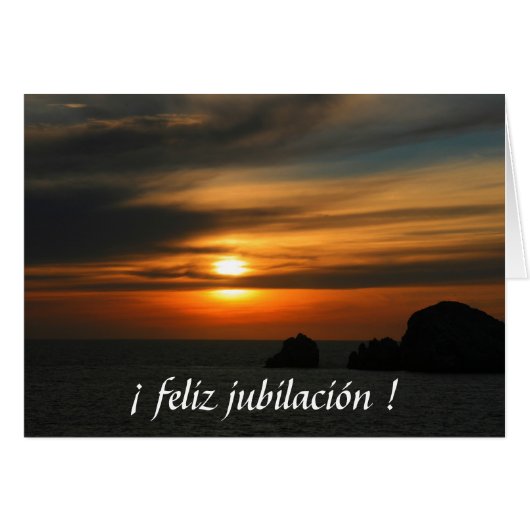 jubilación puesta cards (Front Horizontal)