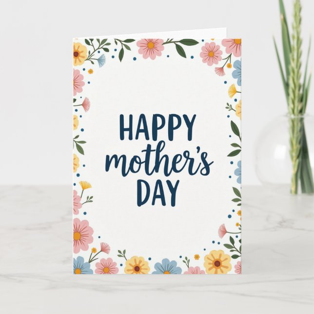 Jubilant Mothers Day Card (Front)