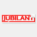 Jubilant Stamp Bumper Sticker
