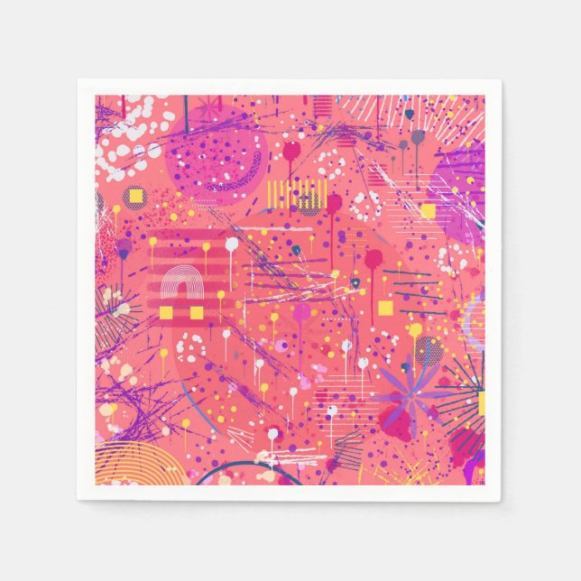 Jubilation: Maximalist Art Napkins (Front)
