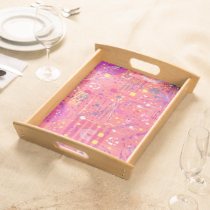 Jubilation: Maximalist Art Serving Tray