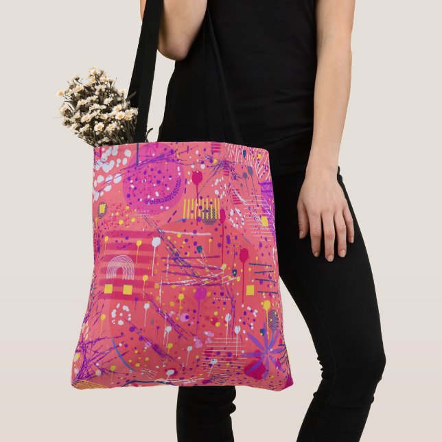Jubilation: Maximalist Art Tote Bag (Close Up)