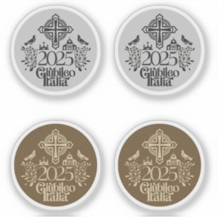 Jubilee 2025 Anniversary of the Catholic Church. Sticker