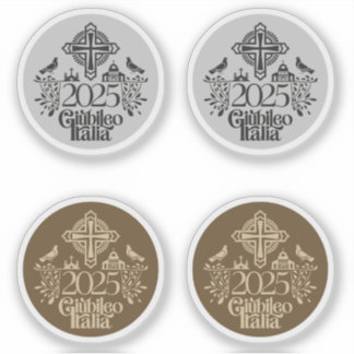 Jubilee 2025 Anniversary of the Catholic Church. Sticker