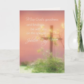 Jubilee 60 Years Congratulations Card by Religious_SandraRose at Zazzle