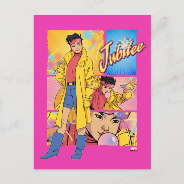 Jubilee Character Panel Graphic Postcard (Front)