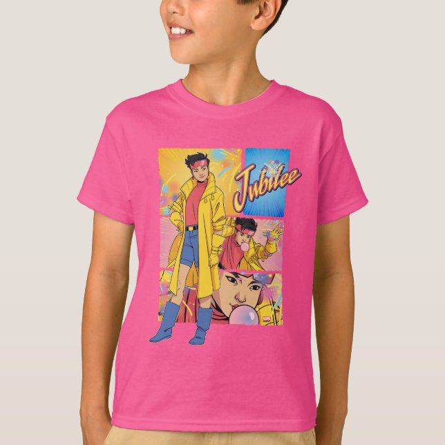 Jubilee Character Panel Graphic T-Shirt (Front)