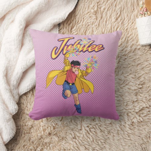Jubilee Character Pose Throw Pillow