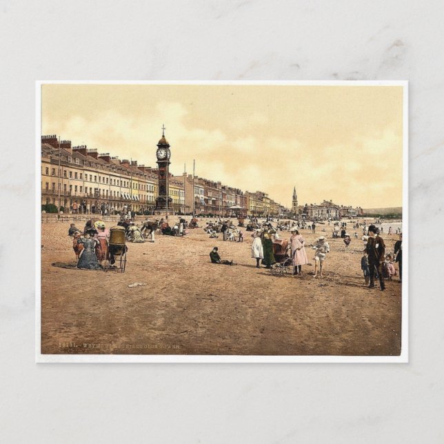 Jubilee Clock Tower, Weymouth, England classic Pho Postcard (Front)