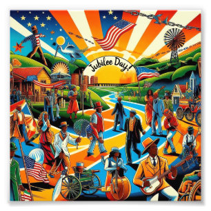 Jubilee Day! Juneteenth! Emancipation Day Photo Print