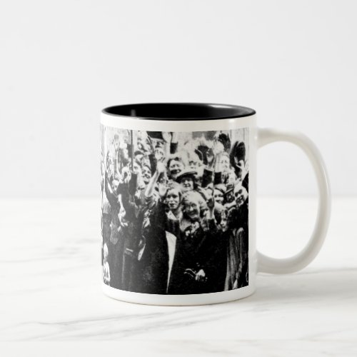Jubilee Decoration in the East End Two_Tone Coffee Mug