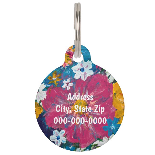 Jubilee pet tag - Customize Front Name & Back Info (Back)