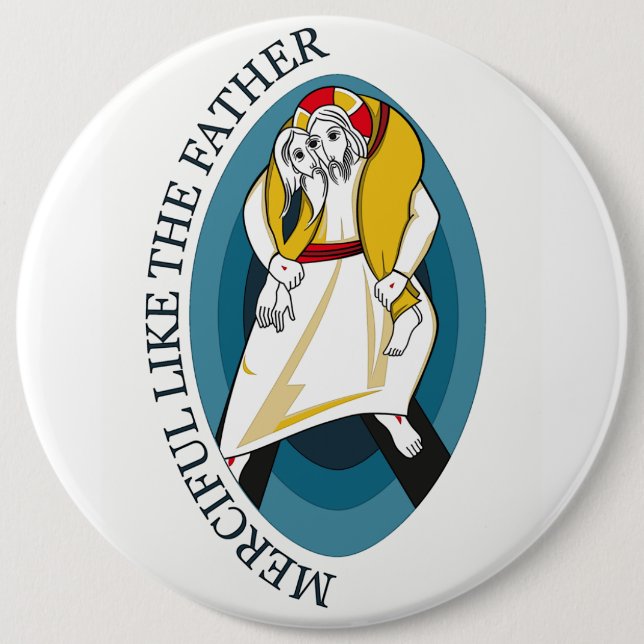 JUBILEE YEAR OF MERCY GEAR BUTTON (Front)