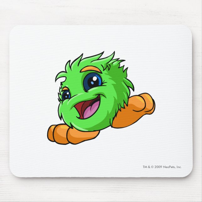 JubJub Green Mouse Pad (Front)