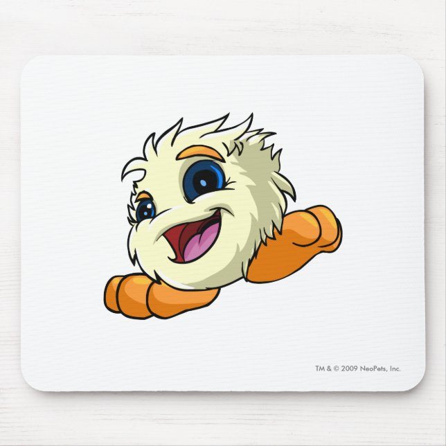 JubJub White Mouse Pad (Front)