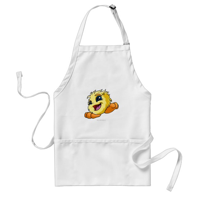 JubJub Yellow Adult Apron (Front)