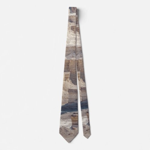 Judaen Desert Rocky Landscape Israel Neck Tie