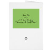 JUDAIC GIFT CARDS - MAZOL TOV - FAMOUS ARTISTS (Back)