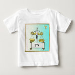 Judaica 12 Tribes Israel Dan Art Baby T-Shirt<br><div class="desc">You are viewing The Lee Hiller Design Collection. Apparel,  Gifts & Collectibles Lee Hiller Photography or Digital Art Collection. You can view her Nature photography at http://HikeOurPlanet.com/ and follow her hiking blog within Hot Springs National Park.</div>