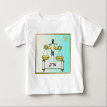 Judaica 12 Tribes Israel Dan Art Baby T-Shirt<br><div class="desc">You are viewing The Lee Hiller Design Collection. Apparel,  Gifts & Collectibles Lee Hiller Photography or Digital Art Collection. You can view her Nature photography at http://HikeOurPlanet.com/ and follow her hiking blog within Hot Springs National Park.</div>
