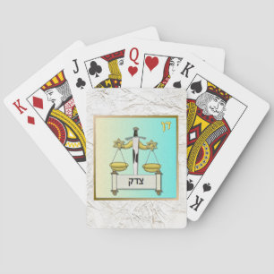 Judaica 12 Tribes Israel Dan Poker Cards