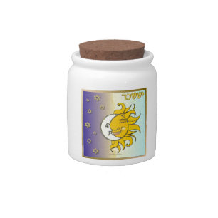 Judaica 12 Tribes Israel Issachar Art Candy Jar