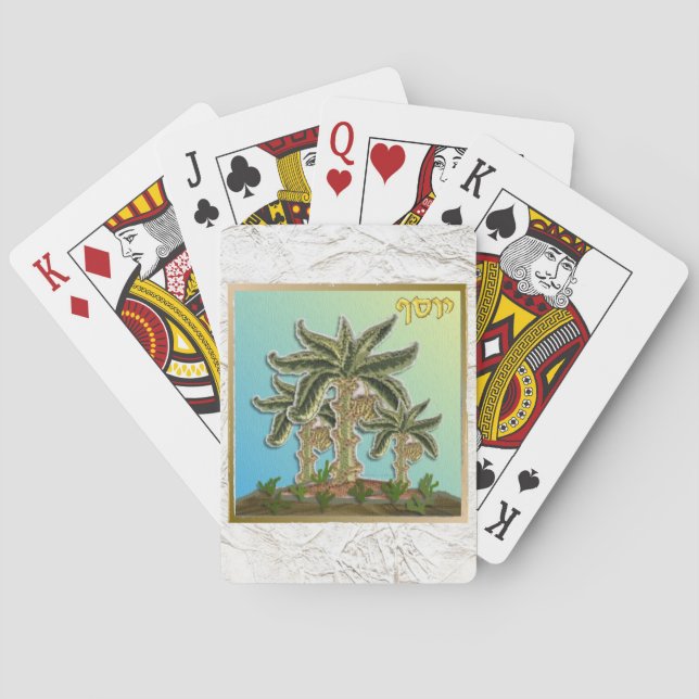 Judaica 12 Tribes Israel Joseph Poker Cards (Back)