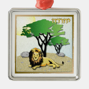 Judaica 12 Tribes Israel Judah Metal Ornament