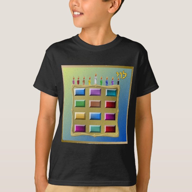 Judaica 12 Tribes Israel Levi T-Shirt (Front)