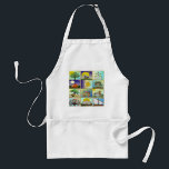 Judaica 12 Tribes of Israel Art Adult Apron<br><div class="desc">You are viewing The Lee Hiller Design Collection. Apparel,  Gifts & Collectibles  Lee Hiller Photography or Digital Art Collection. You can view her Nature photography at http://HikeOurPlanet.com/ and follow her hiking blog within Hot Springs National Park.</div>