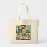 Judaica 12 Tribes of Israel Art Large Tote Bag<br><div class="desc">You are viewing The Lee Hiller Design Collection. Apparel,  Gifts & Collectibles  Lee Hiller Photography or Digital Art Collection. You can view her Nature photography at http://HikeOurPlanet.com/ and follow her hiking blog within Hot Springs National Park.</div>