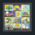 Judaica 12 Tribes Of Israel Art Panels Keepsake Box<br><div class="desc">You are viewing The Lee Hiller Design Collection. Apparel,  Gifts & Collectibles Lee Hiller Photography or Digital Art Collection. You can view her Nature photography at http://HikeOurPlanet.com/ and follow her hiking blog within Hot Springs National Park.</div>