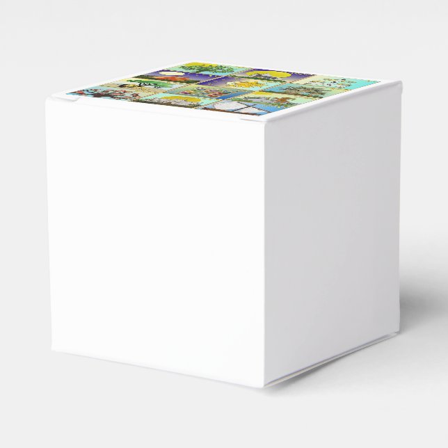 Judaica 12 Tribes Of Israel Art Print Favor Boxes (Front Side)