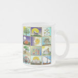 Judaica 12 Tribes Of Israel Art Print Frosted Glass Coffee Mug<br><div class="desc">You are viewing The Lee Hiller Photography Art and Designs Collection of Home and Office Decor,  Apparel,  Gifts and Collectibles. The Designs include Lee Hiller Photography and Mixed Media Digital Art Collection. You can view her Nature photography at http://HikeOurPlanet.com/ and follow her hiking blog within Hot Springs National Park.</div>