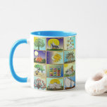 Judaica 12 Tribes Of Israel Art Print Mug<br><div class="desc">You are viewing The Lee Hiller Photography Art and Designs Collection of Home and Office Decor,  Apparel,  Gifts and Collectibles. The Designs include Lee Hiller Photography and Mixed Media Digital Art Collection. You can view her Nature photography at http://HikeOurPlanet.com/ and follow her hiking blog within Hot Springs National Park.</div>