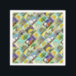 Judaica 12 Tribes Of Israel Art Print Napkins<br><div class="desc">You are viewing The Lee Hiller Photography Art and Designs Collection of Home and Office Decor,  Apparel,  Gifts and Collectibles. The Designs include Lee Hiller Photography and Mixed Media Digital Art Collection. You can view her Nature photography at http://HikeOurPlanet.com/ and follow her hiking blog within Hot Springs National Park.</div>