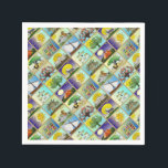 Judaica 12 Tribes Of Israel Art Print Napkins<br><div class="desc">You are viewing The Lee Hiller Photography Art and Designs Collection of Home and Office Decor,  Apparel,  Gifts and Collectibles. The Designs include Lee Hiller Photography and Mixed Media Digital Art Collection. You can view her Nature photography at http://HikeOurPlanet.com/ and follow her hiking blog within Hot Springs National Park.</div>