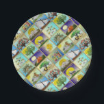 Judaica 12 Tribes Of Israel Art Print Paper Plates<br><div class="desc">You are viewing The Lee Hiller Photography Art and Designs Collection of Home and Office Decor,  Apparel,  Gifts and Collectibles. The Designs include Lee Hiller Photography and Mixed Media Digital Art Collection. You can view her Nature photography at http://HikeOurPlanet.com/ and follow her hiking blog within Hot Springs National Park.</div>