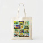 Judaica 12 Tribes Of Israel Art Print Tote Bag<br><div class="desc">You are viewing The Lee Hiller Photography Art and Designs Collection of Home and Office Decor,  Apparel,  Gifts and Collectibles. The Designs include Lee Hiller Photography and Mixed Media Digital Art Collection. You can view her Nature photography at http://HikeOurPlanet.com/ and follow her hiking blog within Hot Springs National Park.</div>