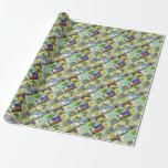 Judaica 12 Tribes Of Israel Art Print Wrapping Paper<br><div class="desc">You are viewing The Lee Hiller Photography Art and Designs Collection of Home and Office Decor,  Apparel,  Gifts and Collectibles. The Designs include Lee Hiller Photography and Mixed Media Digital Art Collection. You can view her Nature photography at http://HikeOurPlanet.com/ and follow her hiking blog within Hot Springs National Park.</div>
