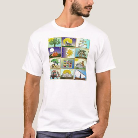 Judaica 12 Tribes Of Israel Art T-shirt