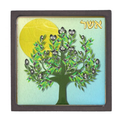 Judaica 12 Tribes Of Israel Asher Gift Box