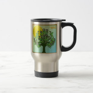 Judaica 12 Tribes Of Israel Asher Travel Mug
