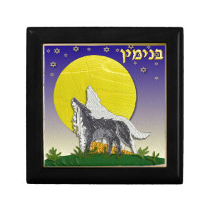 Judaica 12 Tribes Of Israel Benjamin Keepsake Box